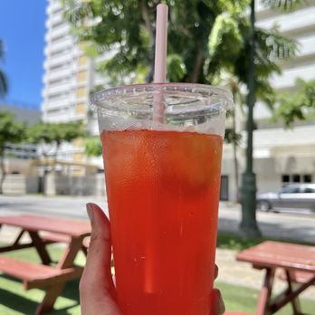 Hula Dog - Strawberry lemonade- not a fan - Hot Dogs Near Me - Honolulu, Hawaii