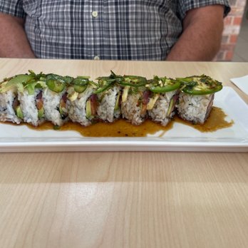 AV Sushi & More - Refreshing Roll. My husband's first roll with cilantro and it was excellent! - Sushi Bars Near Me - Palmdale, California AV Sushi & More - Refreshing Roll. My husband's first roll with cilantro and it was excellent! - Sushi Bars Near Me - Palmdale, California