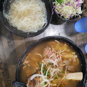 Joe's Pho Original - Bun bo hue with side pho - Vietnamese Near Me - San Leandro, California