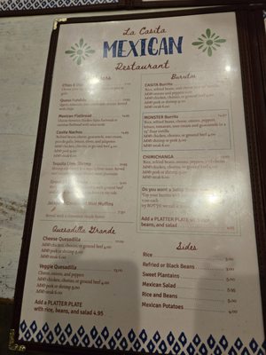 Menu photo 1 La Casita Wilmington, VT Menu photo 1 La Casita Wilmington, VT