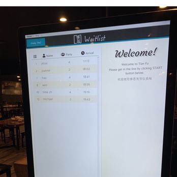 Tian Fu - 8:26 PM. We were already eating and the waitlist was still not updated. Imagine if the 3 parties ahead were still waiting for the text. - Chinese Near Me - Seattle, Washington