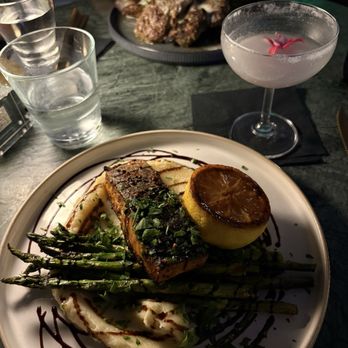 Zaya - Salmon plate - Lounges Near Me - Los Angeles, California Zaya - Salmon plate - Lounges Near Me - Los Angeles, California