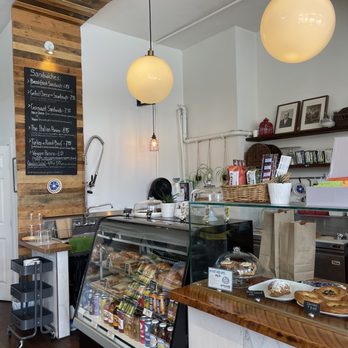 Gigi Blin - a bakery counter with a variety of pastries - Cafes Near Me - Vancouver, British Columbia
