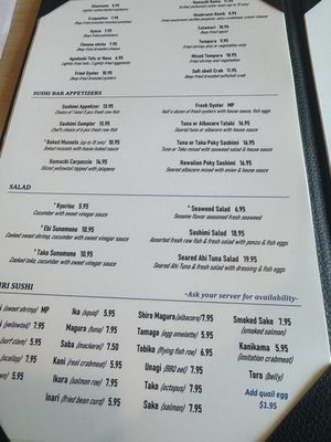 Menu photo 5 Bluefin Sushi Oakley, CA Menu photo 5 Bluefin Sushi Oakley, CA