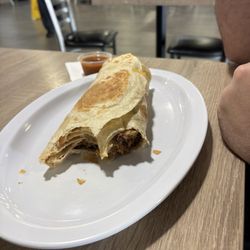 Chelos - My (huge) boy wolfed down 1/2 his huge lunch before I could snap a photo. He loved it, and it did fill him up.