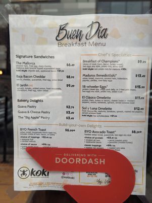 Menu photo 5 kokí Durham, NC