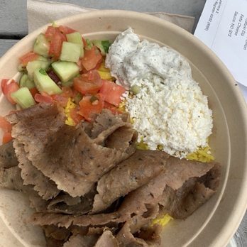 The Kebab Shop - Lamb and beef gyro platter - Mediterranean Near Me - San Diego, California