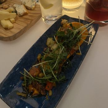 Judson’s Live - Octopus with carrot puree - Performing Arts Near Me - Orlando, Florida