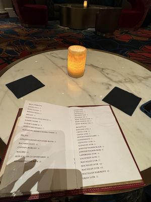 Menu photo 2 Baccarat Bar & Lounge Las Vegas, NV