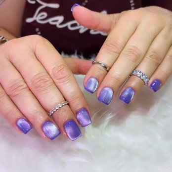 Maison Nail Spa - Beautiful purple, cat's eye nail polish!!! Absolutely amazing job!!!! - Nail Salons Near Me - Calabasas, California Maison Nail Spa - Beautiful purple, cat's eye nail polish!!! Absolutely amazing job!!!! - Nail Salons Near Me - Calabasas, California