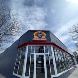 Wax Trax Records - Front facade/door of Wax Trax Broadway Bazaar