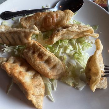 Great Wall Restaurant - Pot Potstickers Appetizer (6) - Chinese Near Me - Monterey, California Great Wall Restaurant - Pot Potstickers Appetizer (6) - Chinese Near Me - Monterey, California