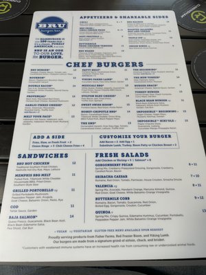 Menu photo 8 BRU Burger Bar - Brownsburg Brownsburg, IN