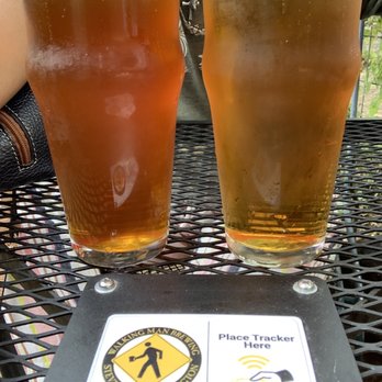 Walking Man Brewing - Lay the tracker here and they'll bring the food when it's ready. - Breweries Near Me - Stevenson, Washington