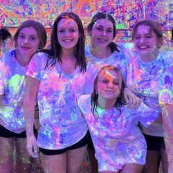 Chaos Factory - Look at those smiles after so much fun in the splatter room!