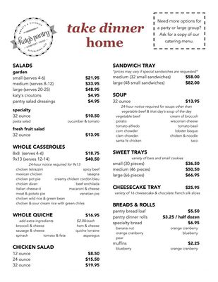 Menu photo 1 Katy's Pantry Enid, OK