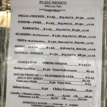 Plaza Mexico - Mexican Near Me - Wahneta, Florida
