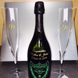 Engraved then gold overlay.  Love love love it!