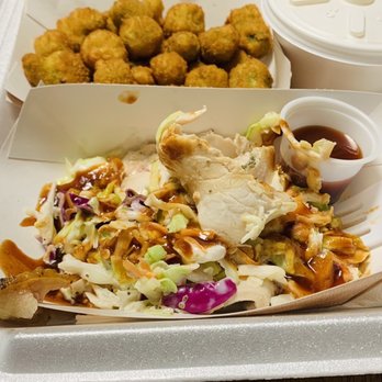 Uncle Joe's Restaurant - Low carb turkey bowl with fried okra and Mac-and-cheese - Delis Near Me - Ina, Illinois Uncle Joe's Restaurant - Low carb turkey bowl with fried okra and Mac-and-cheese - Delis Near Me - Ina, Illinois