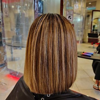 Visage Salon & Day Spa - No brassiness! Just the right amount of highlights. - Hair Salons Near Me - Houston, Texas Visage Salon & Day Spa - No brassiness! Just the right amount of highlights. - Hair Salons Near Me - Houston, Texas