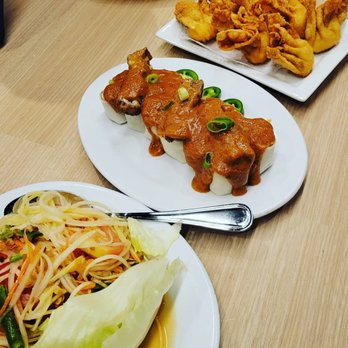 Noble Thai - Papaya salad, peanut spring rolls, crab rangoon - Thai Near Me - Chicago, Illinois Noble Thai - Papaya salad, peanut spring rolls, crab rangoon - Thai Near Me - Chicago, Illinois