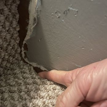 Empire Today - Hole where carpet is not secured - Carpet Installation Near Me Empire Today - Hole where carpet is not secured - Carpet Installation Near Me