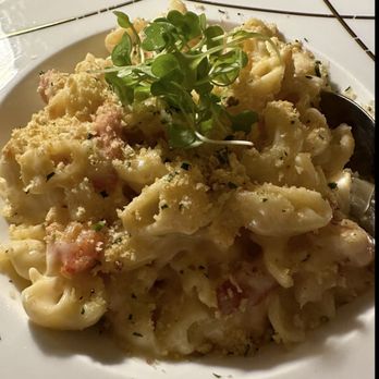 Rare Steakhouse - 37 dollars mac n cheese with trace of lobster  sad - Steakhouses Near Me - Everett, Massachusetts