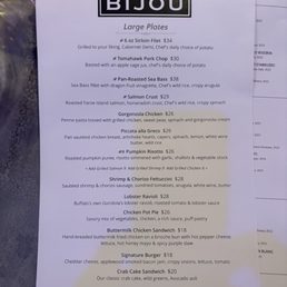 Large plate menu Large plate menu