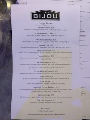 Menu photo 5 The Bijou Buffalo, NY