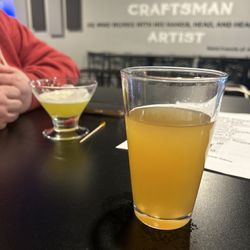 Hemauer Brewing - Kosmic Boom (sour) and a Pineapple Martini