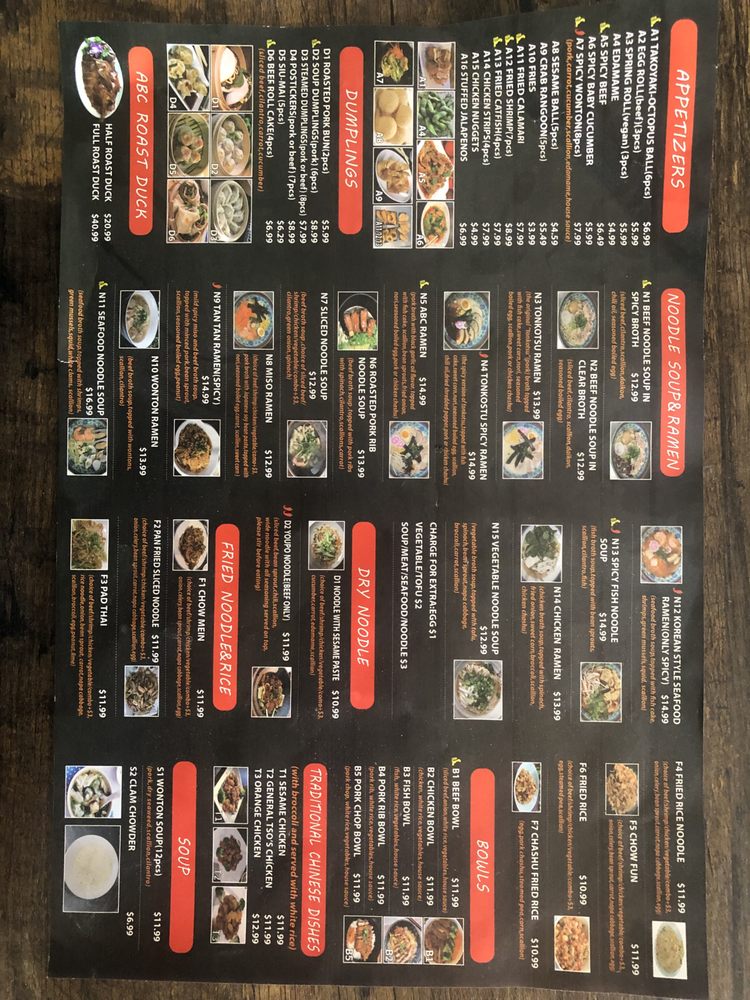 ABC NOODLE HOUSE & CAJUN SEAFOOD 8720 Menaul Blvd NE, Albuquerque