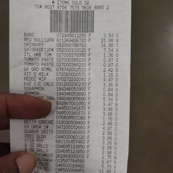 Walmart Supercenter - a hand holding a receipt - Department Stores Near Me - Houston, Texas Walmart Supercenter - a hand holding a receipt - Department Stores Near Me - Houston, Texas