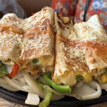 Los Gringos Locos - Grilled flautas with veggies - Mexican Near Me - La Canada Flintridge, California Los Gringos Locos - Grilled flautas with veggies - Mexican Near Me - La Canada Flintridge, California