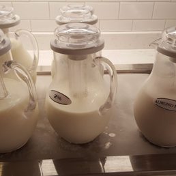 Almond milk! Almond milk!