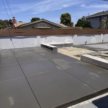 Ramirez Concrete - New raised slab for outdoor patio - Masonry/Concrete Near Me