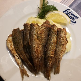 Saaga - Fried herring and mash potato - Scandinavian Near Me - Helsinki, 18 Saaga - Fried herring and mash potato - Scandinavian Near Me - Helsinki, 18