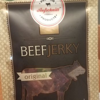 Aufschnitt Meats - a bag of beef jerky - Meat Shops Near Me - Owings Mills, Maryland Aufschnitt Meats - a bag of beef jerky - Meat Shops Near Me - Owings Mills, Maryland