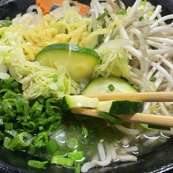 Ramen vs Pho - Vegan ramen bowl substituted with their normal noodles - Vietnamese Near Me - Fresno, California Ramen vs Pho - Vegan ramen bowl substituted with their normal noodles - Vietnamese Near Me - Fresno, California