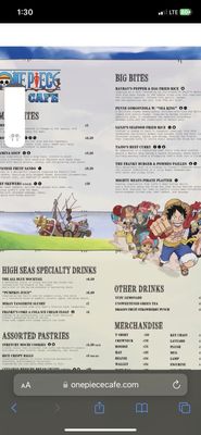 Menu photo 1 One Piece Cafe Las Vegas, NV