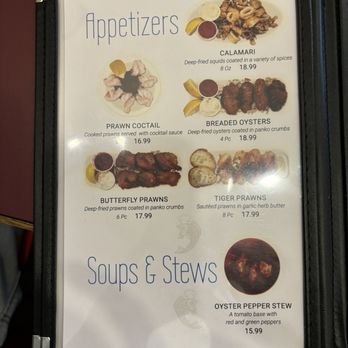 Tony's Fish & Oyster Cafe - Menu - Seafood Near Me - Vancouver, British Columbia Tony's Fish & Oyster Cafe - Menu - Seafood Near Me - Vancouver, British Columbia