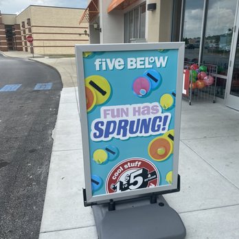 Five Below - In front of store - Discount Store Near Me - Alabaster, Alabama