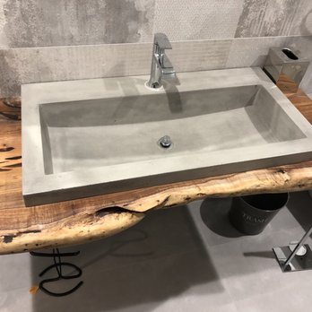 Woods Wizards - The impossible on display...Floating acacia wood bathroom sink courtesy of the amazing craftsman from Woods Wizards. - Cabinetry Near Me - San Jose, California Woods Wizards - The impossible on display...Floating acacia wood bathroom sink courtesy of the amazing craftsman from Woods Wizards. - Cabinetry Near Me - San Jose, California