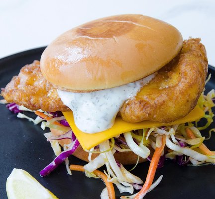 Salty Blue Fish & Chips by null