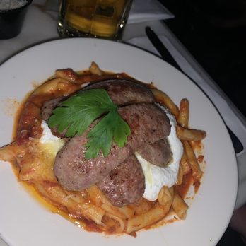 Supper - The Timely Priest Stranglers Pasta w/ Sausage - Italian Near Me - New York, New York Supper - The Timely Priest Stranglers Pasta w/ Sausage - Italian Near Me - New York, New York