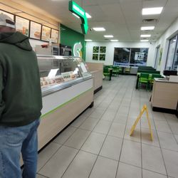 Sandwich counter and dining room.