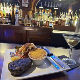 Filet and lobster tail