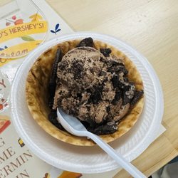 Howard's Hershey's Ice Cream - Moose tracks with Oreo crumbs