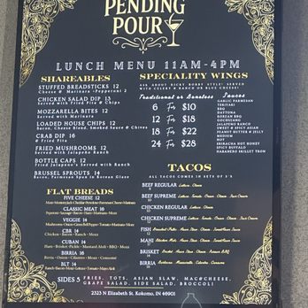 The Pending Pour - Tacos Near Me - Kokomo, Indiana The Pending Pour - Tacos Near Me - Kokomo, Indiana