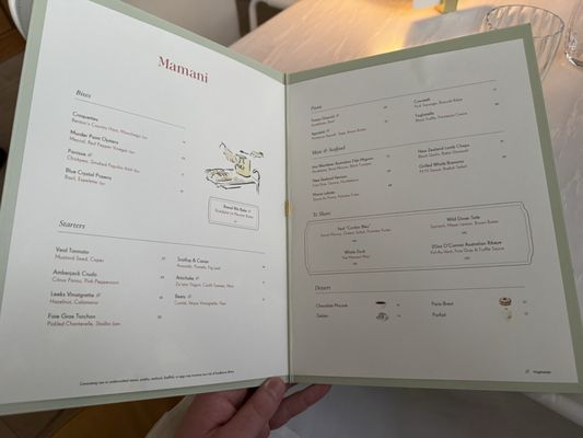 Menu photo 5 Mamani Dallas, TX