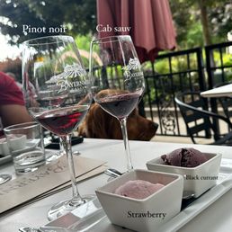 Red wine and ice cream flight Red wine and ice cream flight